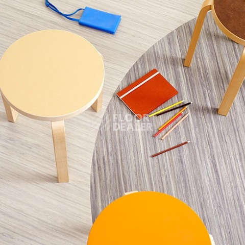 Forbo Marmoleum Striato 5250 blue basalt фото 2 | FLOORDEALER